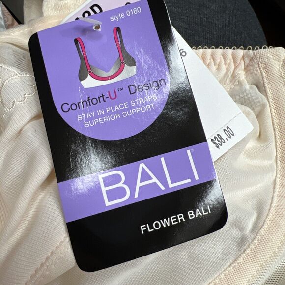 Bali 42D Bali Woman Bras New with Tags Lift/Double Support  Lot of (3) New - Picture 4 of 7